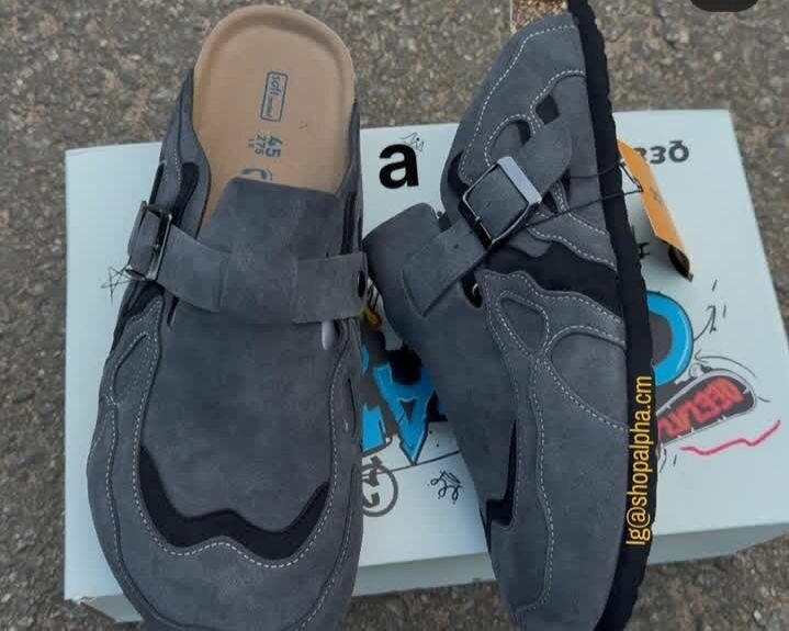 Chaussures Mules en Suède Unisexe