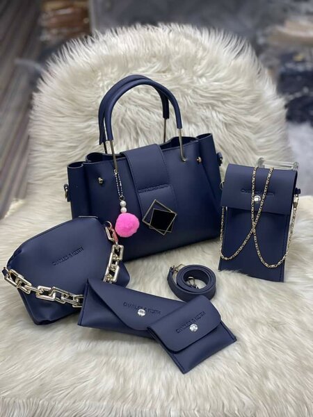 Royal Star (Blue)  5-in-1 Handbag Set