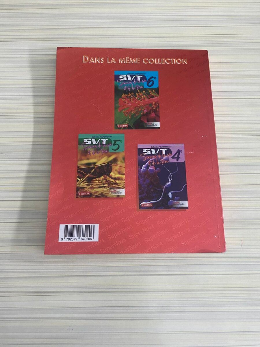 Livre SVT 3e SuperNova