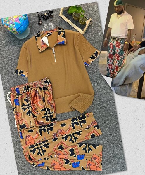 Ensemble Polo et Pantalon Imprimé