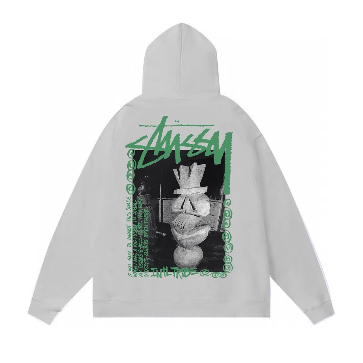 Худи "Stussy Tiki" с утеплением