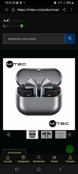 Écouteurs sans fil Buds3 Pro