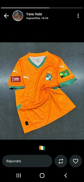 Maillot de football Côte d'Ivoire