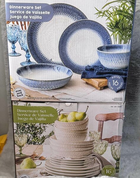 Over and back Dinnerware