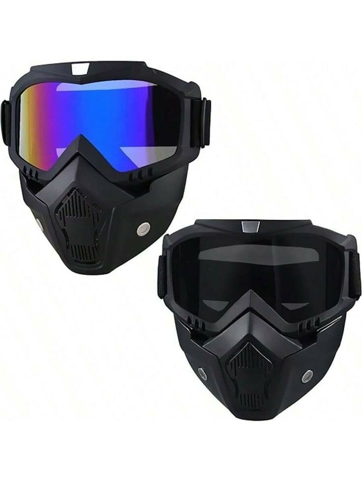 Casque lunettes pour moto original
