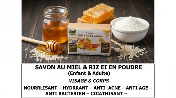 Savon Miel & Riz Poudre