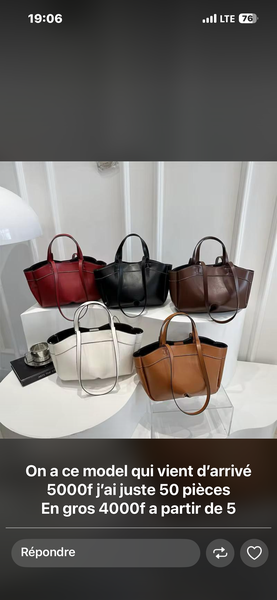 Sac en cuir élégant