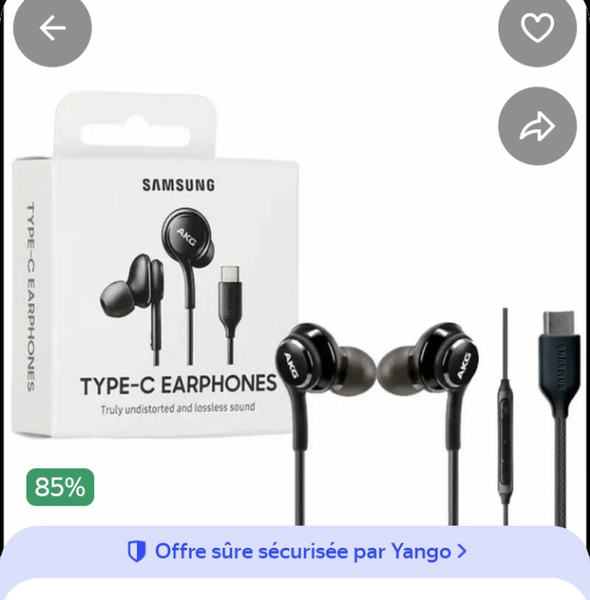 Écouteurs Samsung Type-C