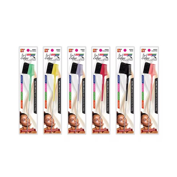 Peigne Brosse 3-en-1 Coloré