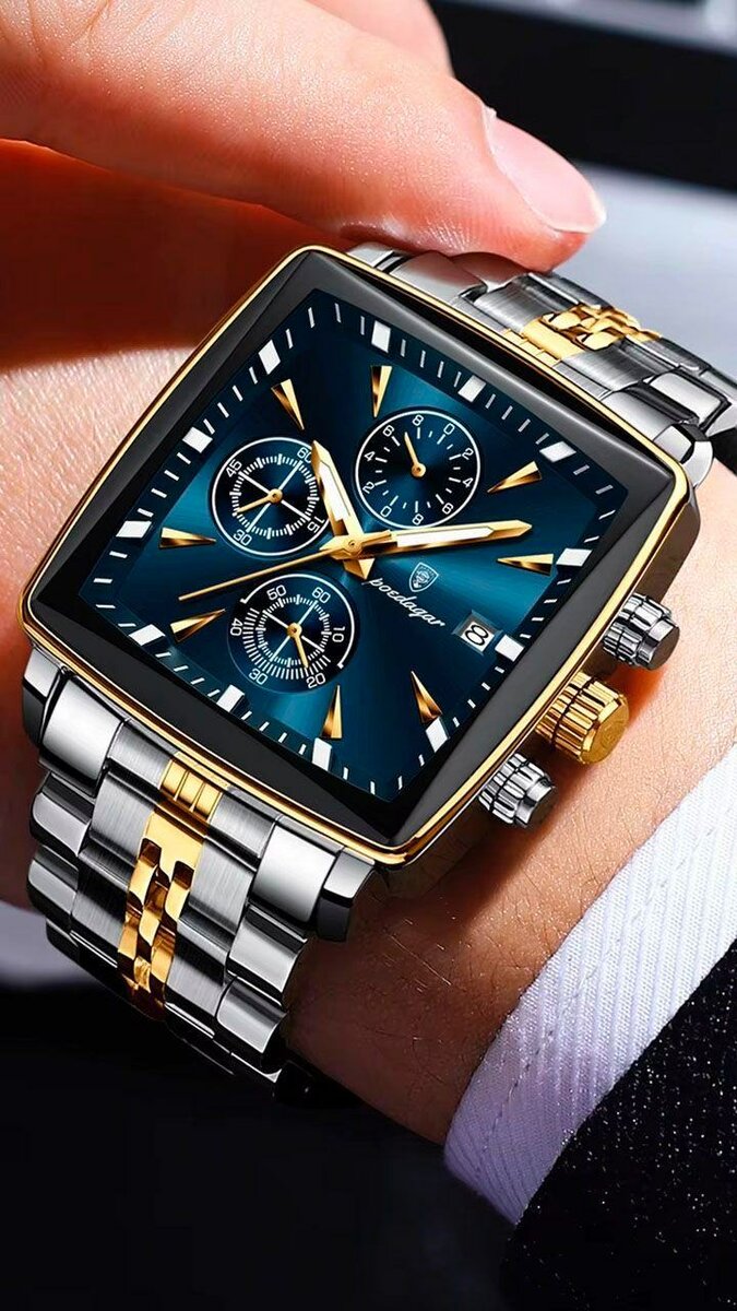 Montre homme élégante acier