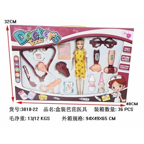 Ensemble de jouets de médecins opérant pour enfants
