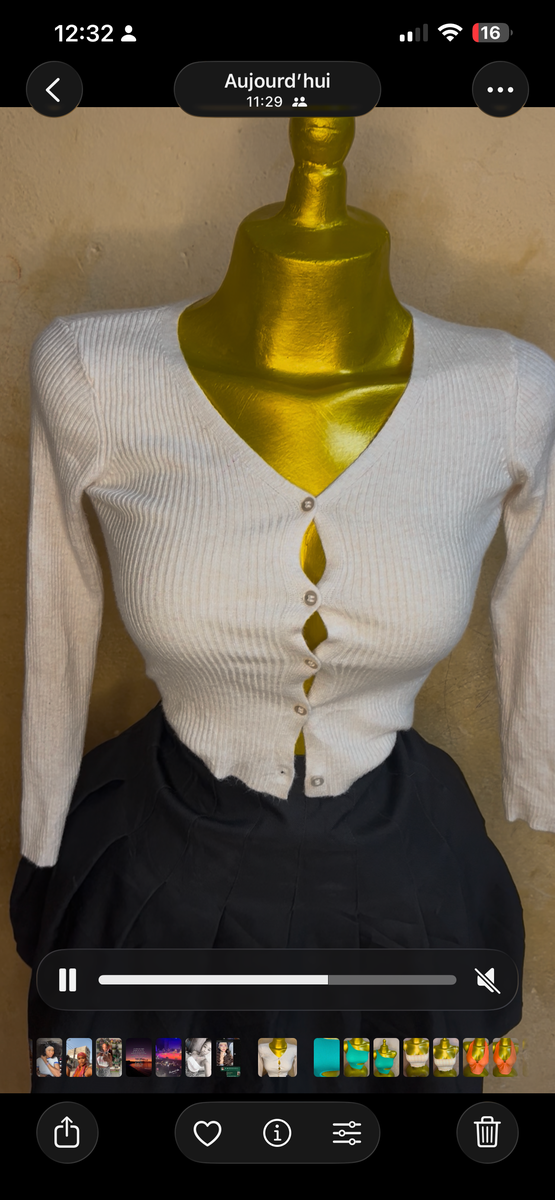 Top Femme Élégant Décolleté