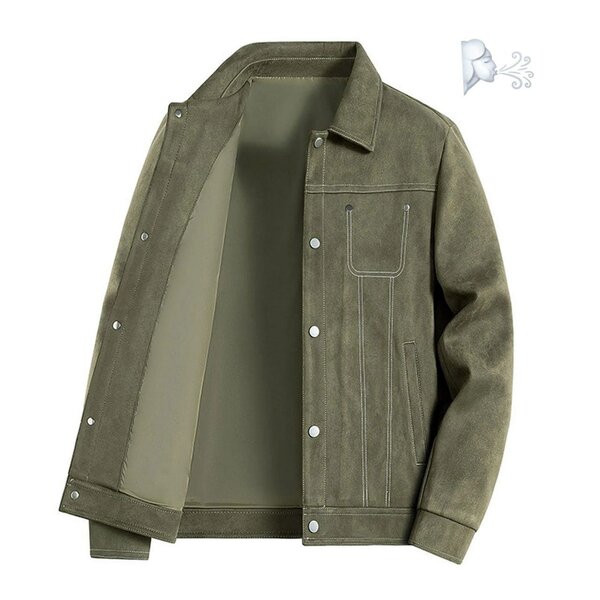 Veste en daim pour homme