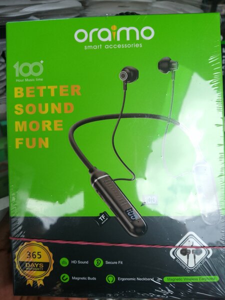Oraimo neck Bluetooth headphones