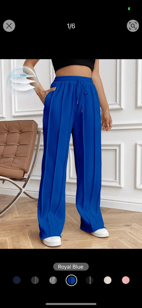 Pantalons larges décontractés femme