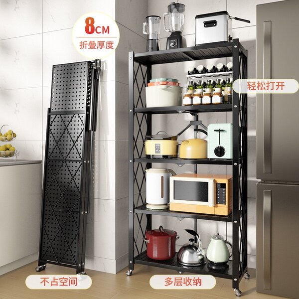 Foldable storage rack