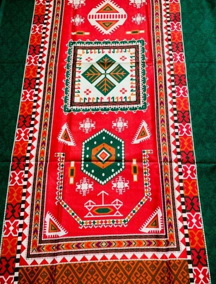 Unstitched swiss lawn