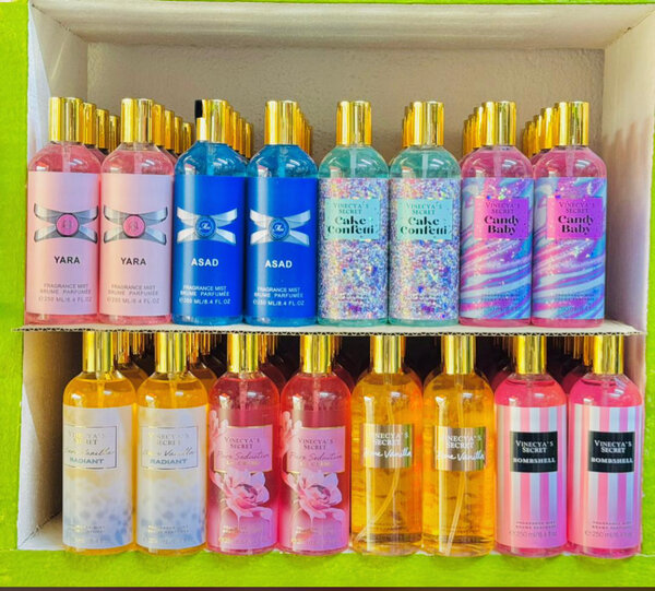 Brumes corporelles parfumées