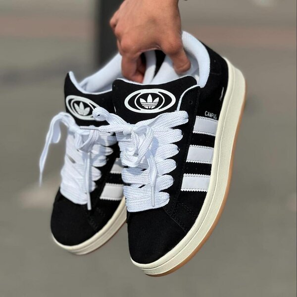 Adidas Campus Sneakers Noir Blanc