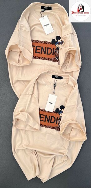 T-shirt Femme Coton Beige