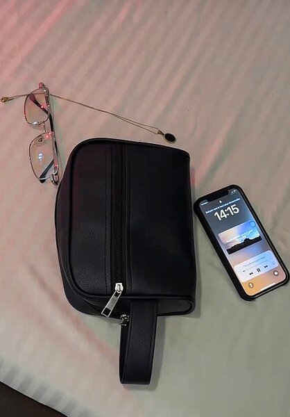 Pochette en cuir élégante