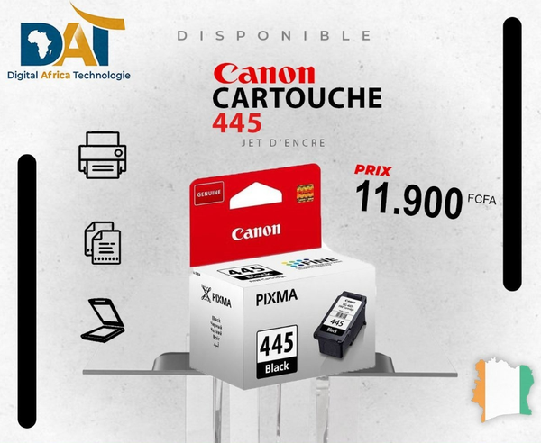 Canon Cartouche D'encre Noire Canon PG-445