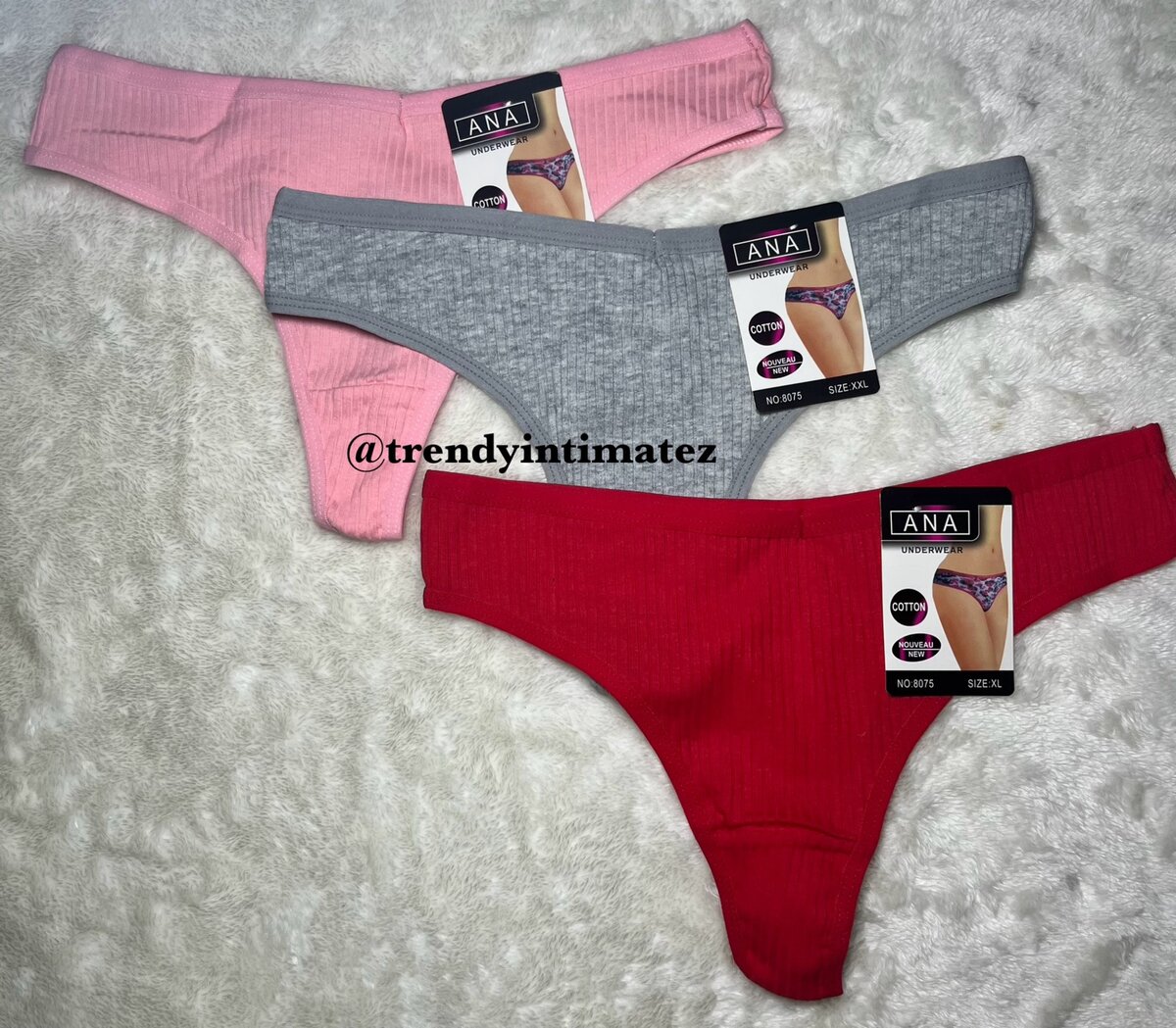 Cotton thongs