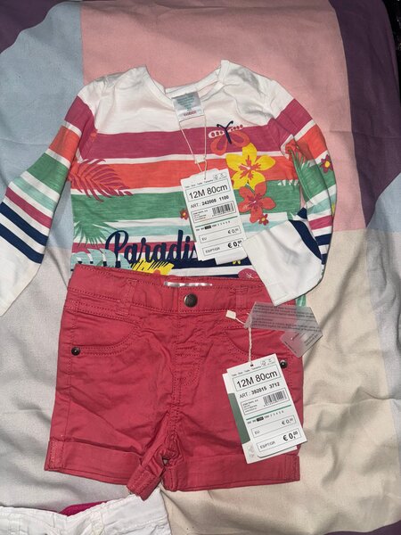 Tenues d'été bébé 12-18M