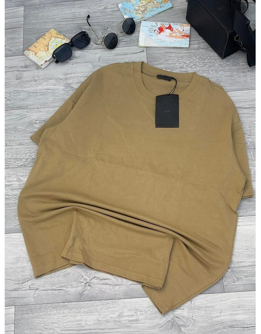 T-shirt uni colore en coton