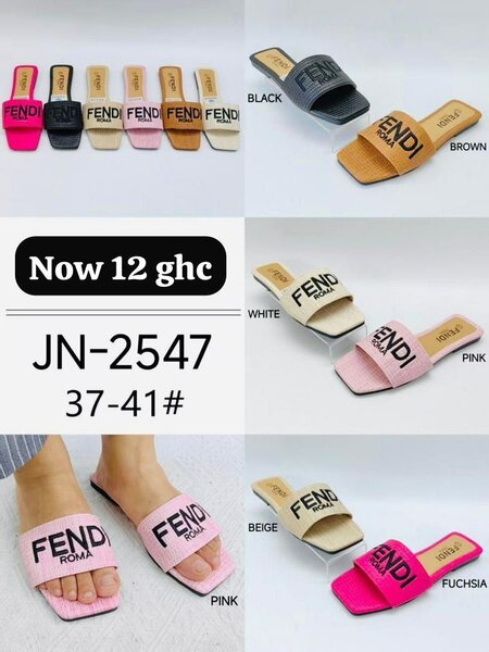 Tongs colorées femme