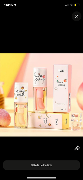 Huile Lip Gloss Pêche