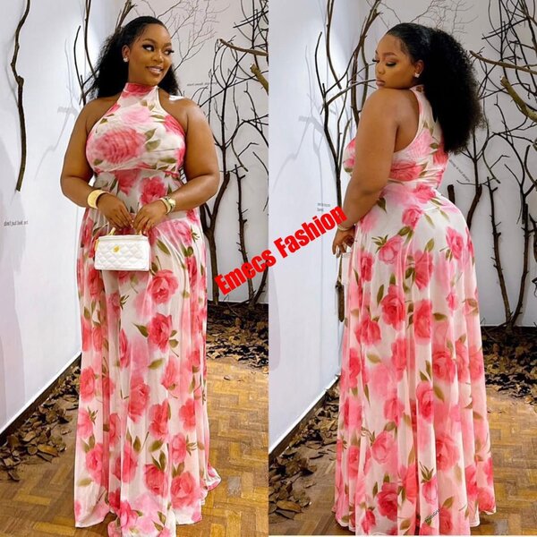 Robe longue florale élégante