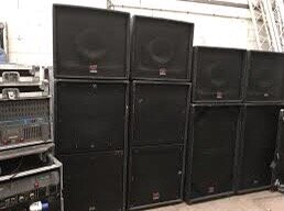 Haut-parleurs de scène puissants