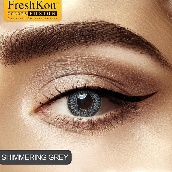 FreshKON Lenses Shimmering Gray