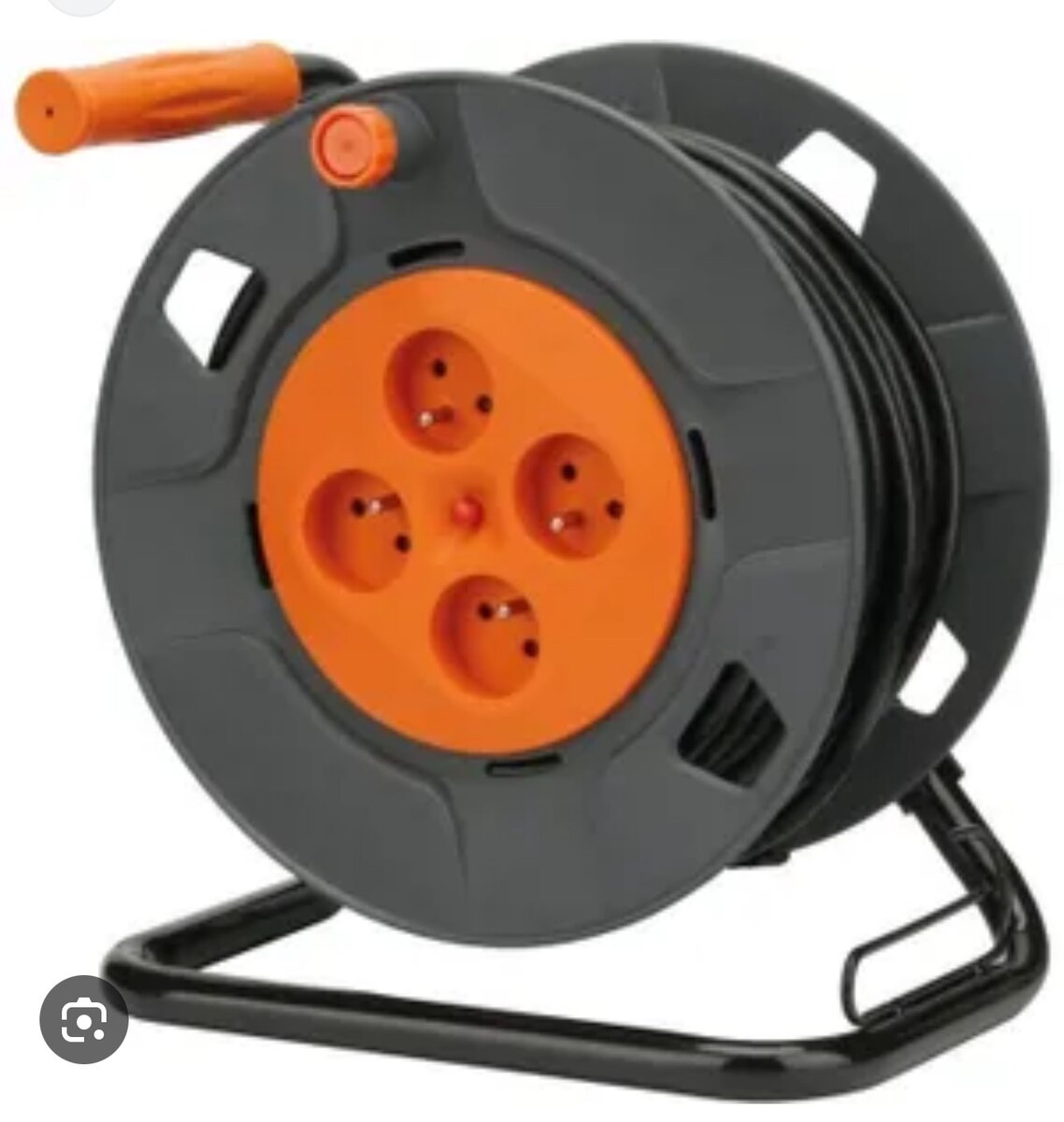 Rallonge enrouleurcâble électrique 50m  couleur  . Résistant