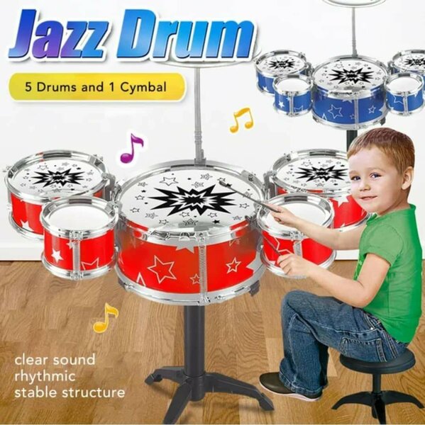 Batterie Jazz Enfant 5 Tambours