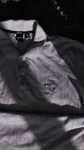 Grey hugo boss golf t shirt