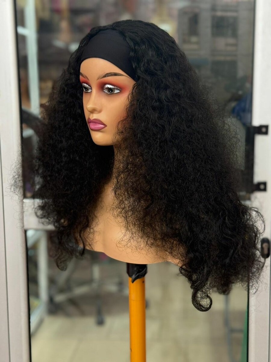 Perruque Bouclée avec Bandeau