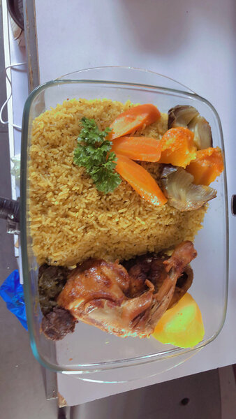 Tchep mixte (poulet et poisson