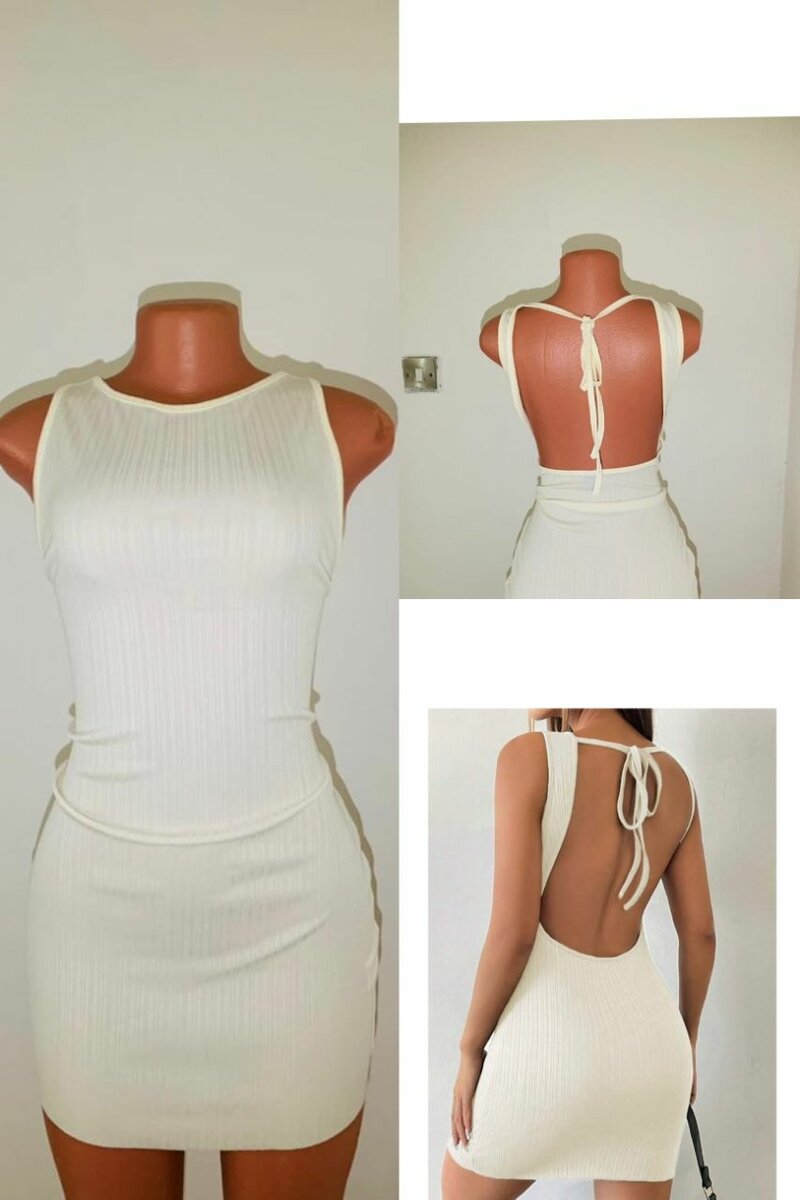 High slit maxi dress and mini dress