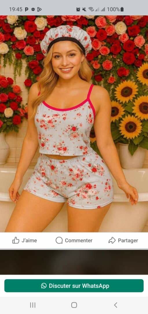 Pyjama Femme Floral