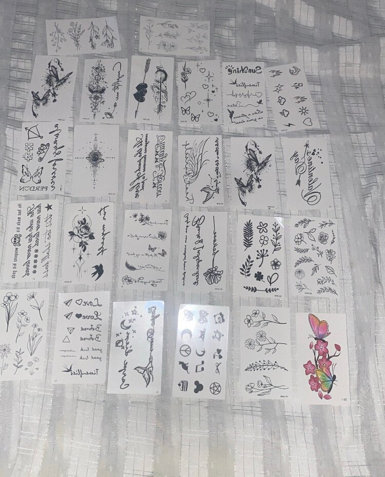 Tatouages temporaires élégants