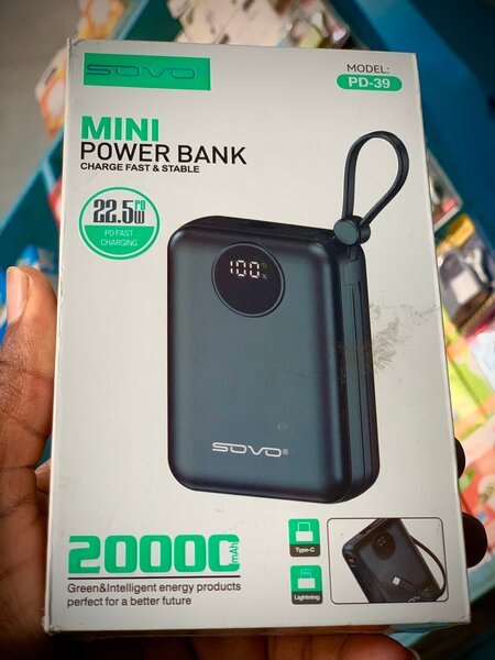 SOVO Mini Power Bank 20000mAh