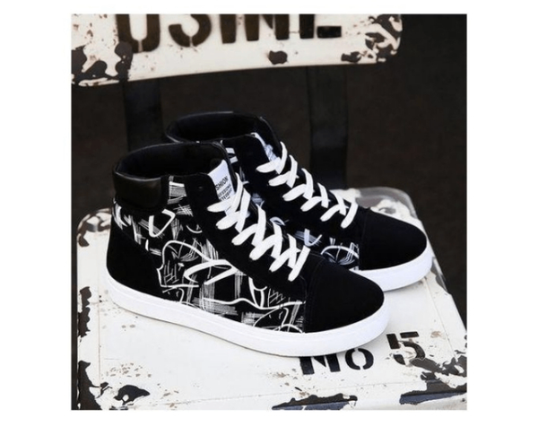 Sneakers montantes style urbain