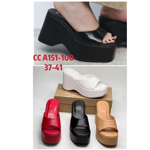 chaussures à plate-forme en cuir dans la gamme