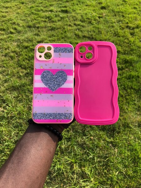 Pink geometric cases