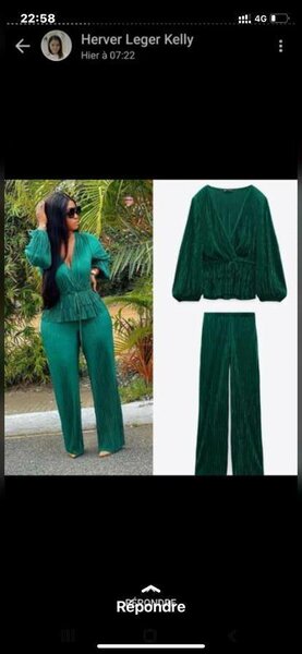 Pantalon et haut  dame