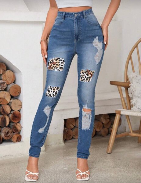 Jeans Skinny Déchirés