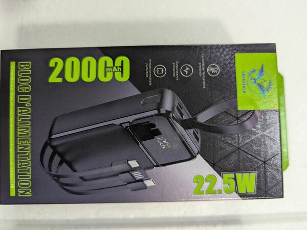 Chargeur Portable PU96 20000mAh