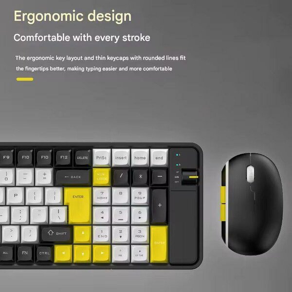 Clavier Bluetooth Ergonomique